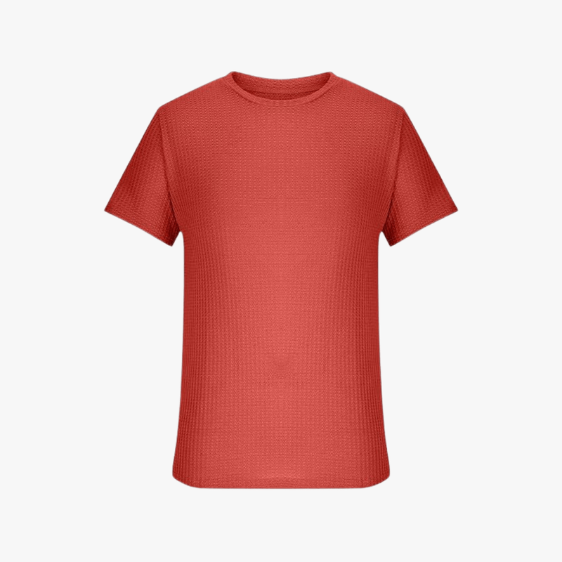 Mason Luxor Men Fashion Clothes Mason | Lightweight Waffle Knit T-Shirt for Men – Breathable Summer Style