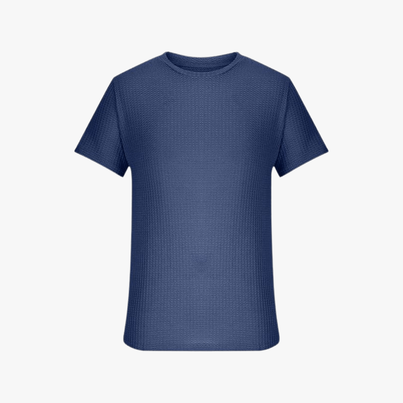 Mason Luxor Men Fashion Clothes Mason | Lightweight Waffle Knit T-Shirt for Men – Breathable Summer Style