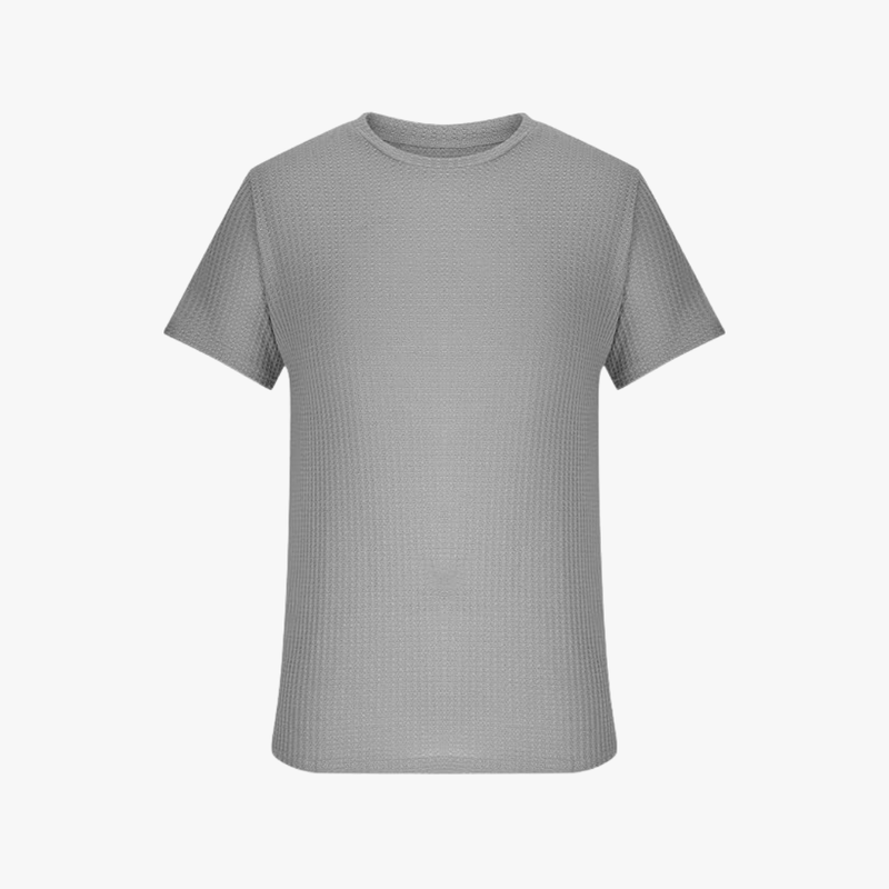 Mason Luxor Men Fashion Clothes Mason | Lightweight Waffle Knit T-Shirt for Men – Breathable Summer Style