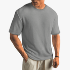 Mason Luxor Men Fashion Clothes Mason | Lightweight Waffle Knit T-Shirt for Men – Breathable Summer Style