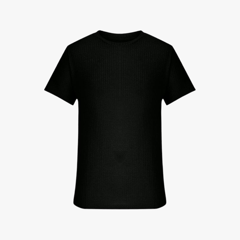 Mason Luxor Men Fashion Clothes Mason | Lightweight Waffle Knit T-Shirt for Men – Breathable Summer Style