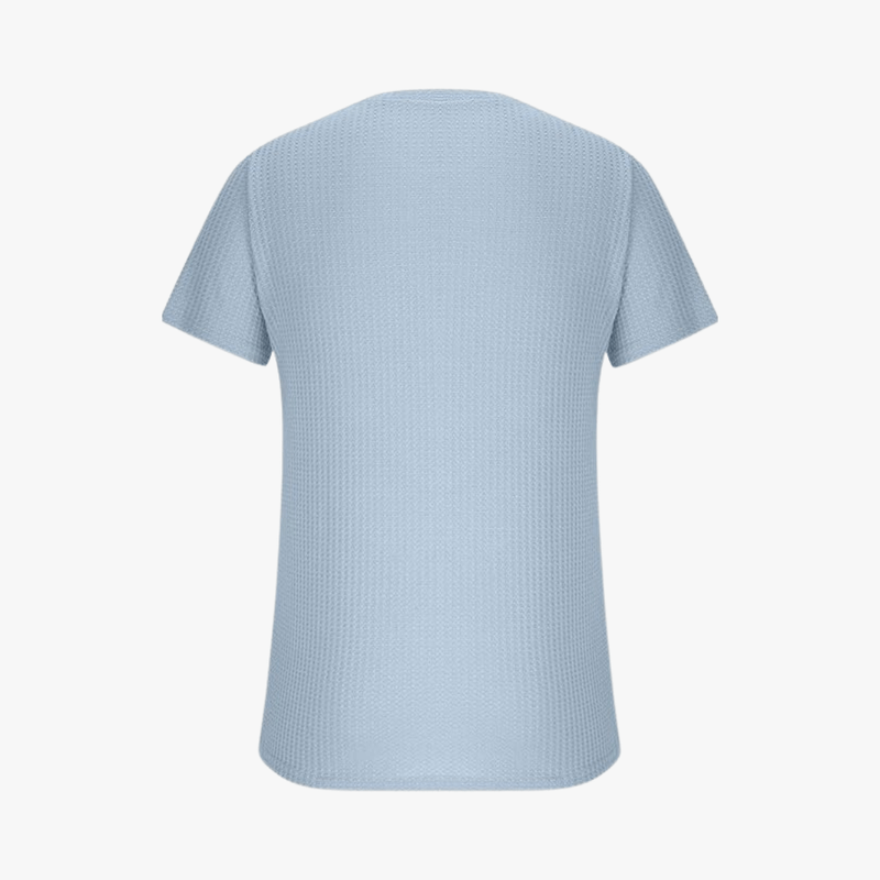 Mason Luxor Men Fashion Clothes Mason | Lightweight Waffle Knit T-Shirt for Men – Breathable Summer Style