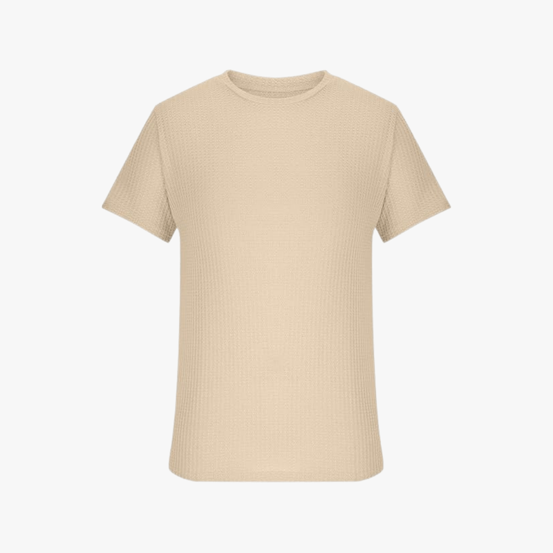 Mason Luxor Men Fashion Clothes Mason | Lightweight Waffle Knit T-Shirt for Men – Breathable Summer Style