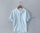 Mason Luxor Men Fashion Clothes Mason | Casual Linen Blend Shirt for Men