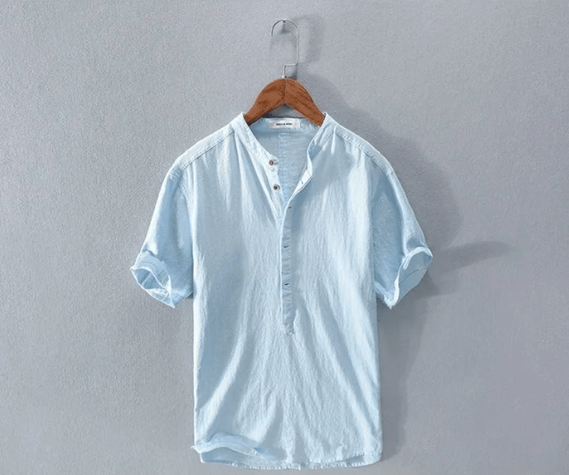 Mason Luxor Men Fashion Clothes Mason | Casual Linen Blend Shirt for Men