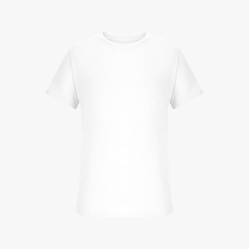 Mason Luxor Men Fashion Clothes Mason | Lightweight Waffle Knit T-Shirt for Men – Breathable Summer Style