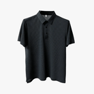 Mason Luxor Men Fashion Clothes Mason | 4-Season Waffle Knit Polo Shirt for Men – Soft Silk Blend