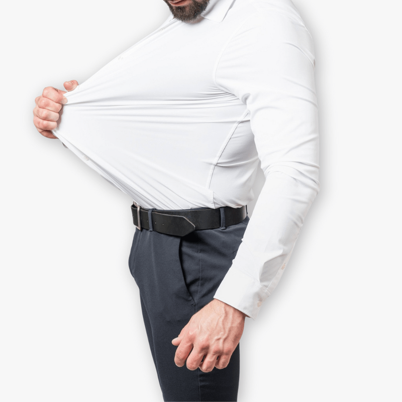 Mason Luxor Men Fashion Hemden Mason | Mens Stretch Dress Shirt – Wrinkle-Free Slim Fit Shirt