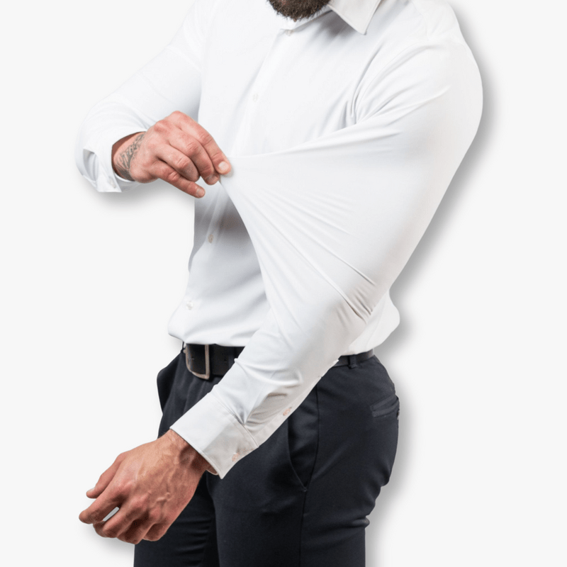 Mason Luxor Men Fashion Hemden Mason | Mens Stretch Dress Shirt – Wrinkle-Free Slim Fit Shirt