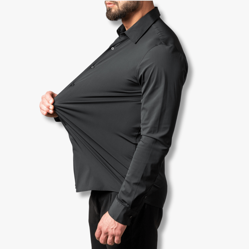 Mason Luxor Men Fashion Hemden Mason | Mens Stretch Dress Shirt – Wrinkle-Free Slim Fit Shirt