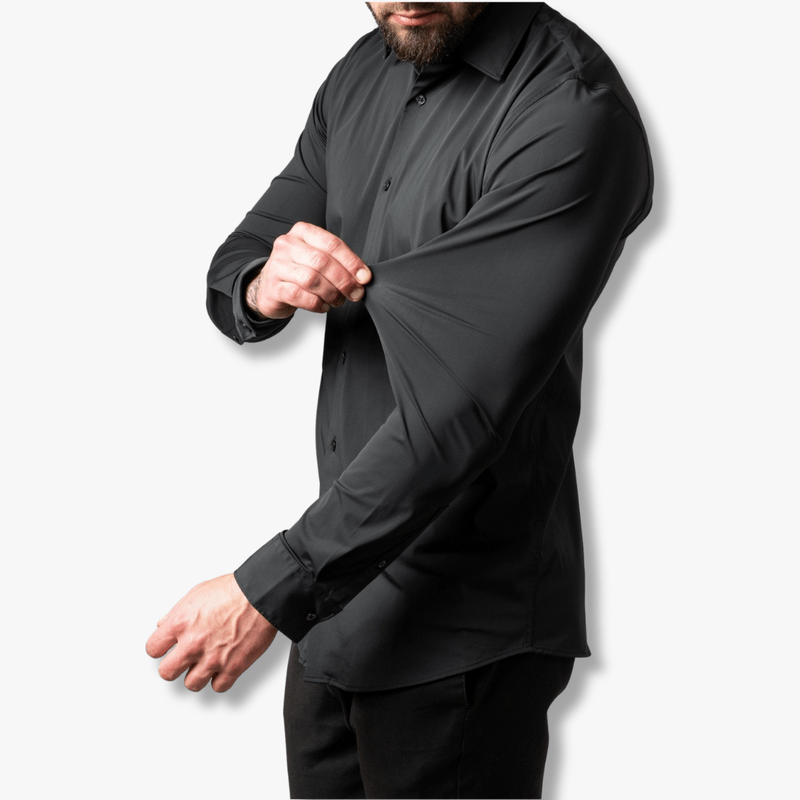 Mason Luxor Men Fashion Hemden Mason | Mens Stretch Dress Shirt – Wrinkle-Free Slim Fit Shirt