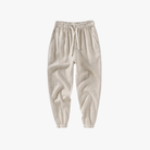 Mason Luxor Men Fashion Pants Mason | Men's Casual Linen Pants Elastic Waist Drawstring Beach Summer Pants Lightweight Linen Trousers