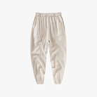 Mason Luxor Men Fashion Pants Mason | Men's Casual Linen Pants Elastic Waist Drawstring Beach Summer Pants Lightweight Linen Trousers