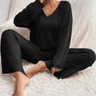 Mason Luxor Men Fashion Setjes Mason | Women's Knitted Lounge Set – Soft Co-Ord Outfit - Jumper & Trousers
