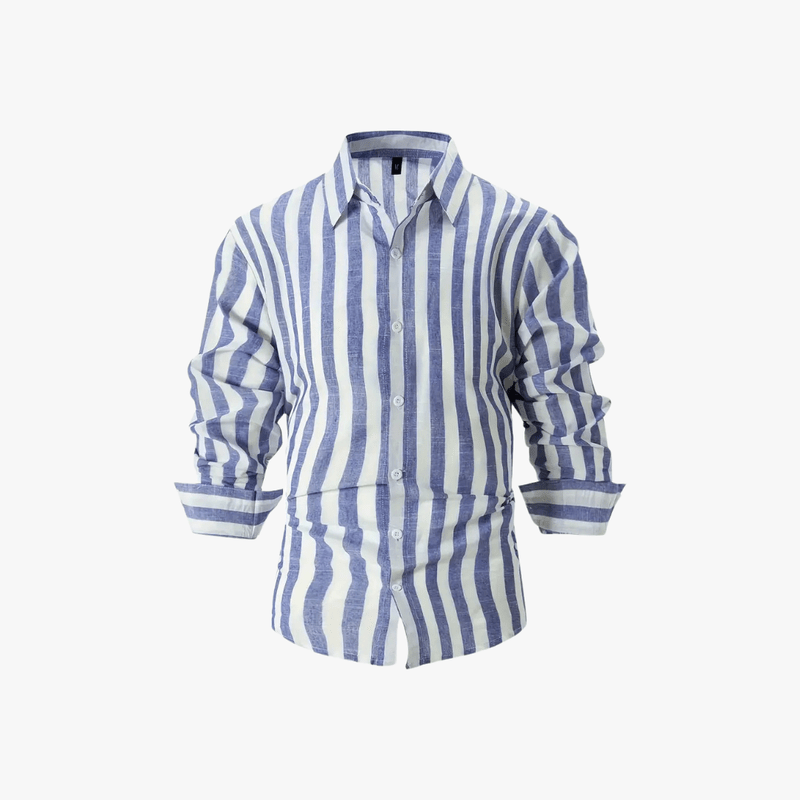 Mason Luxor Men Fashion Shirts & Tops Mason | Smart Casual Summer Shirt – Old Money Preppy Stripe Design