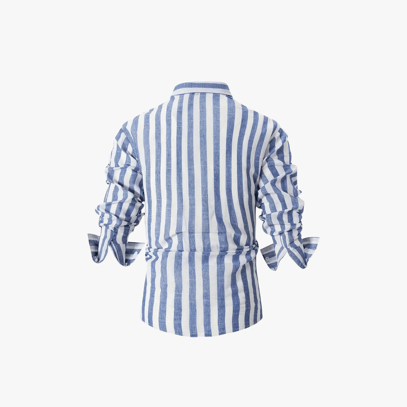 Mason Luxor Men Fashion Shirts & Tops Mason | Smart Casual Summer Shirt – Old Money Preppy Stripe Design