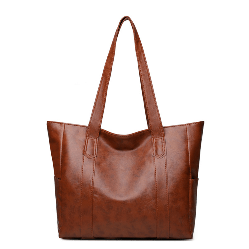 Mason Luxor Men Fashion Shoulder Bags Mason | Women’s Classic Leather Shoulder Bag – Everyday Tote for Women - Handbag