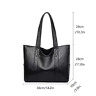 Mason Luxor Men Fashion Shoulder Bags Mason | Women’s Classic Leather Shoulder Bag – Everyday Tote for Women - Handbag