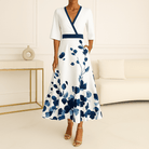 Mason Luxor Men Fashion Women Dresses Mason | Elegant Floral Maxi Dress