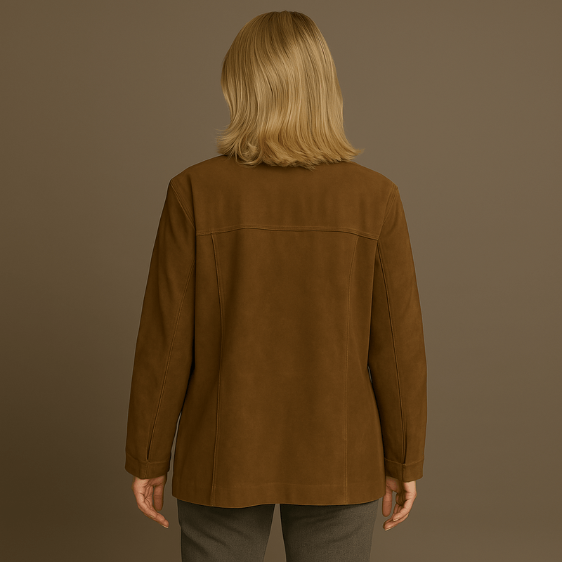 Mason Luxor Men Fashion heressence Mason | Women's Faux Suede Coat Lapel Collar Suede Blazer Jackets
