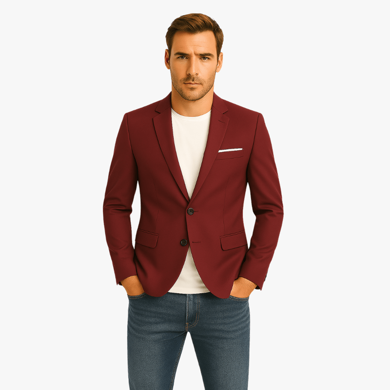 Mason Luxor Men Fashion Mason | Mens Blazer Jacket Slim Fit Casual One Button Sport Coats