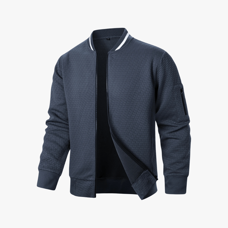 Mason Luxor Men Fashion Mason | Men’s Lightweight Bomber Jacket - Zip Pocket - Trendy Outerwear Spring