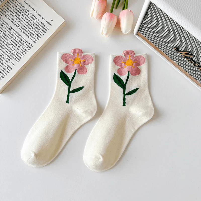 Mason Luxor Men Fashion Mason | Cute Spring Flower Socks for Her - Women’s Garden-Inspired Ankle Socks