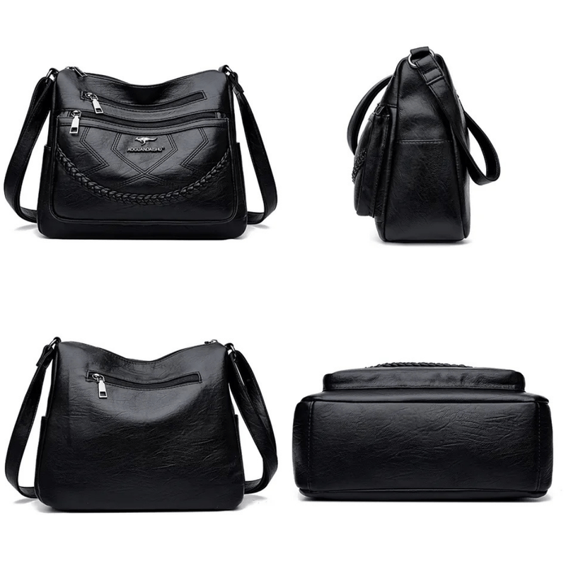 Mason Luxor Men Fashion Mason | Women Leather Shoulder Bag – Classic Style with Pockets Extra Storage