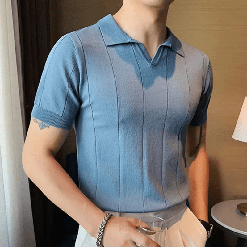 Mason Luxor Men Fashion Mason | Elegant Knit Polo