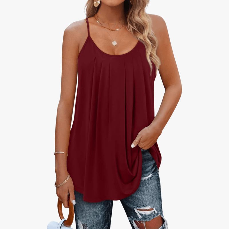 Mason Luxor Men Fashion Mason | Ladies Tops, Summer Vest Tops with Adjustable Spaghetti Straps