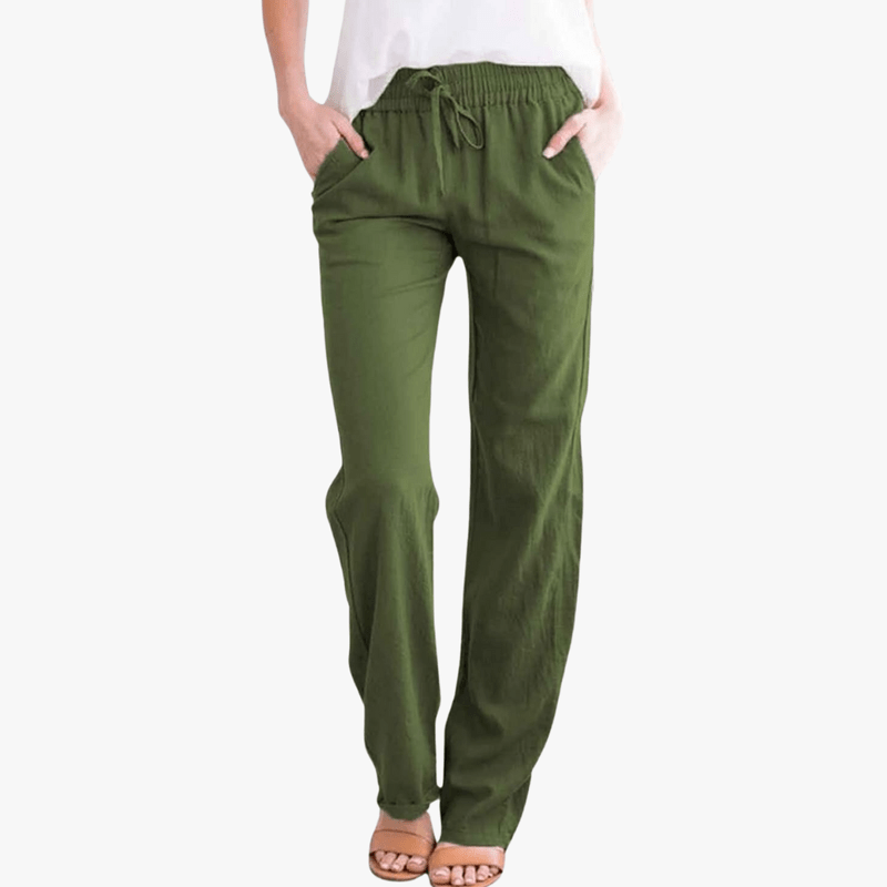 Mason Luxor Men Fashion Mason | Women's Trousers Casual Cotton Linen Pants Elasticated Waist Pants