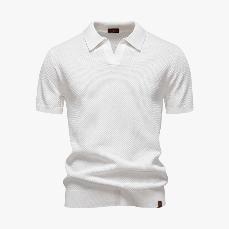 Mason Luxor Men Fashion Mason | Modern Knit Polo Shirt