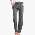 Mason Luxor Men Fashion Mason | Women's Trousers Casual Cotton Linen Pants Elasticated Waist Pants