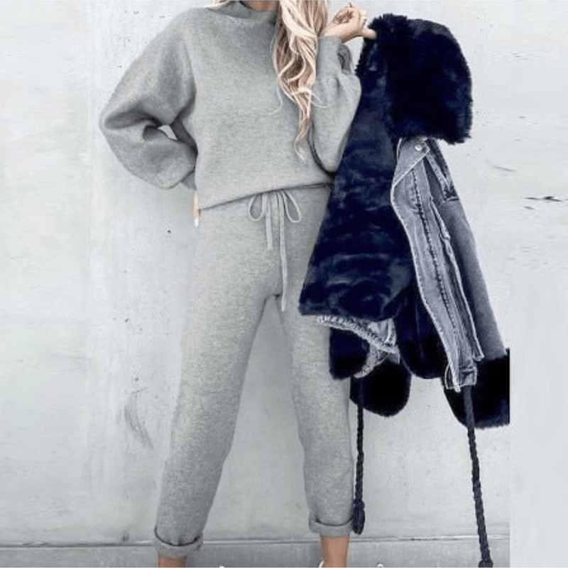 Mason Luxor Men Fashion Mason | Women's Loungewear Co-Ord Set – Soft Jumper & Joggers - Lounge Set