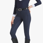 Mason Luxor Men Fashion Mason | Women Horse Riding Leggings Riding Tights Equestrian Breeches with Phone Pockets - Full Seat Silicone