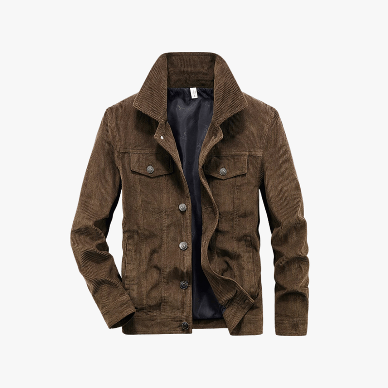 Mason Luxor Men Fashion Mason | Corduroy Trucker Jacket Men - Classic Casual Fit