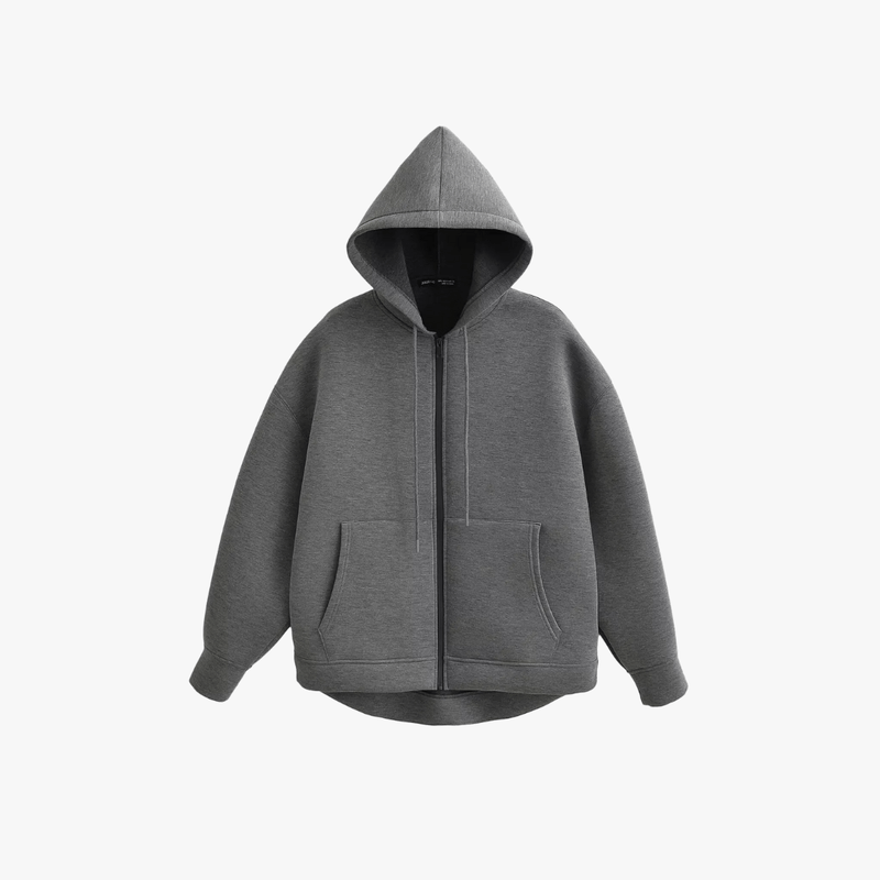 Mason Luxor Men Fashion Mason | Women's Zipper Hoodie High Street Unisex Style Double Pockets Oversize Loose Sweatshirts Outerwear Top