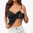 Mason Luxor Men Fashion Mason | Vest Top with Built in Bra with Padded Women's Basic Seamless Camisole
