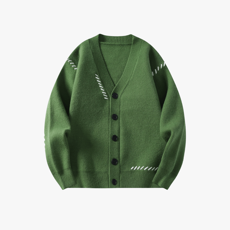 Mason Luxor Men Fashion Mason | Men’s Wool-Blend Knit Cardigan – Soft, Button-Up Winter Sweater