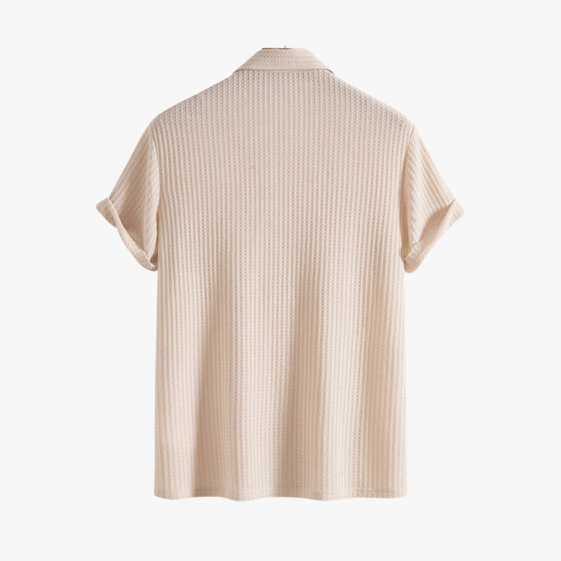 Mason Luxor Men Fashion Mason | Stylish Summer Polo Shirt for Men – Breathable Waffle Knit
