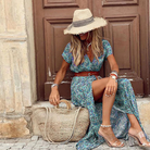 Mason Luxor Men Fashion Mason | Boho Maxi Dress for Women - Summer Casual Long Dresses for Ladies