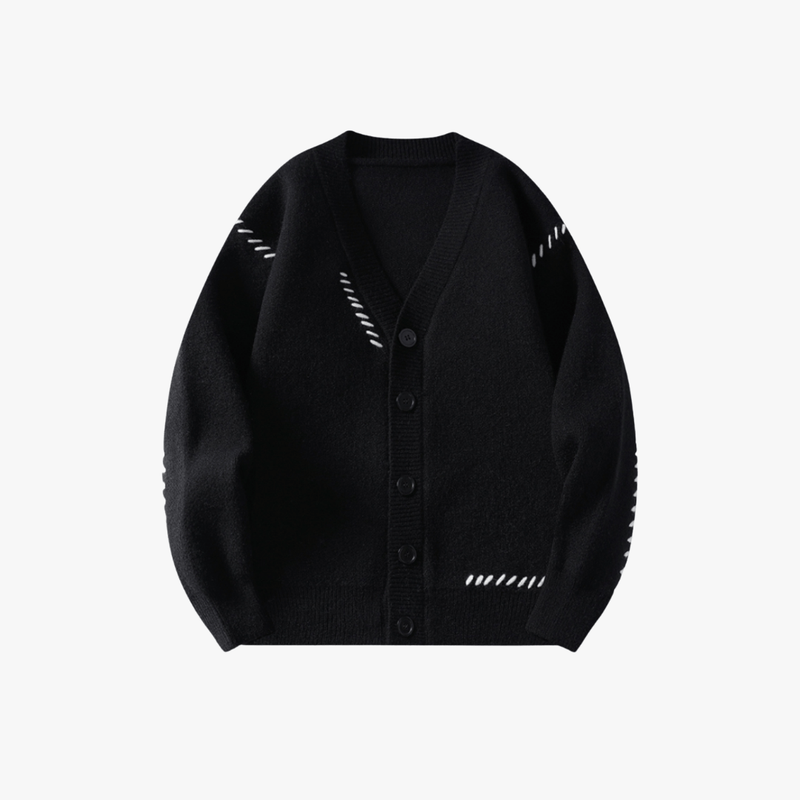 Mason Luxor Men Fashion Mason | Men’s Wool-Blend Knit Cardigan – Soft, Button-Up Winter Sweater