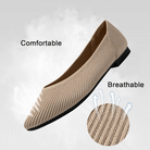 Mason Luxor Men Fashion Mason | Women's Flats Shoes Pointed Toe Knit Ballet Comfortable Dressy Slip On Flat