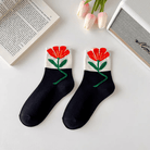 Mason Luxor Men Fashion Mason | Cute Spring Flower Socks for Her - Women’s Garden-Inspired Ankle Socks
