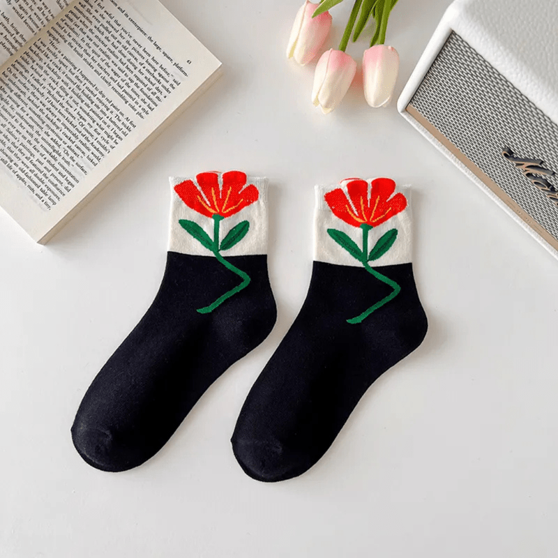 Mason Luxor Men Fashion Mason | Cute Spring Flower Socks for Her - Women’s Garden-Inspired Ankle Socks