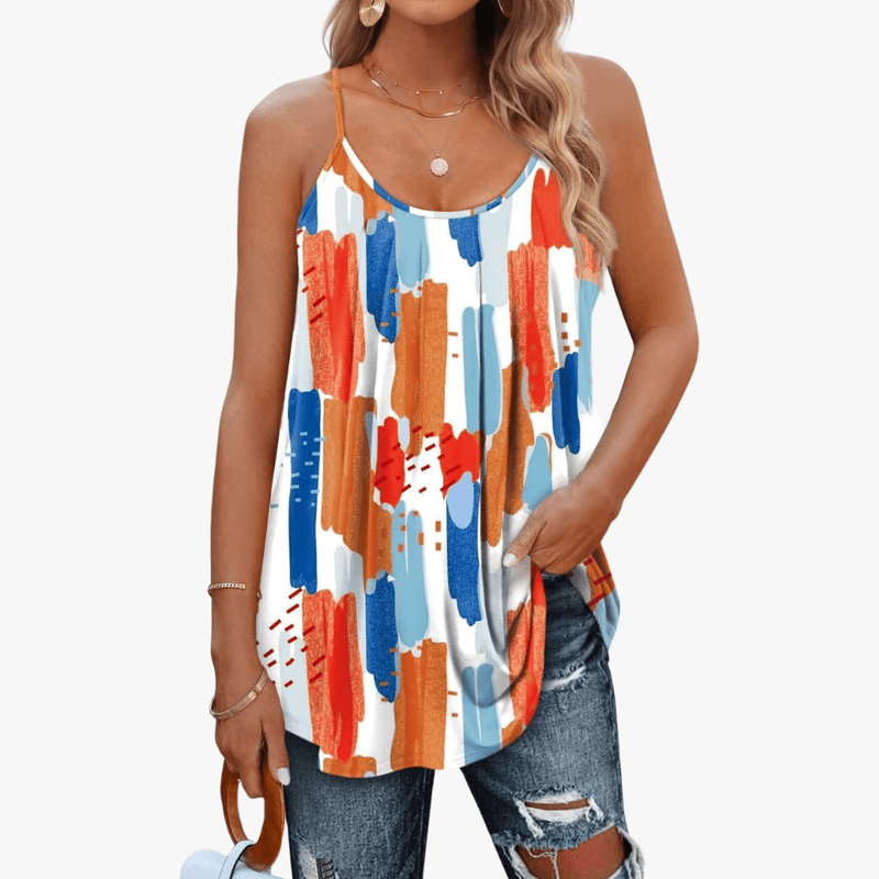 Mason Luxor Men Fashion Mason | Ladies Tops, Summer Vest Tops with Adjustable Spaghetti Straps