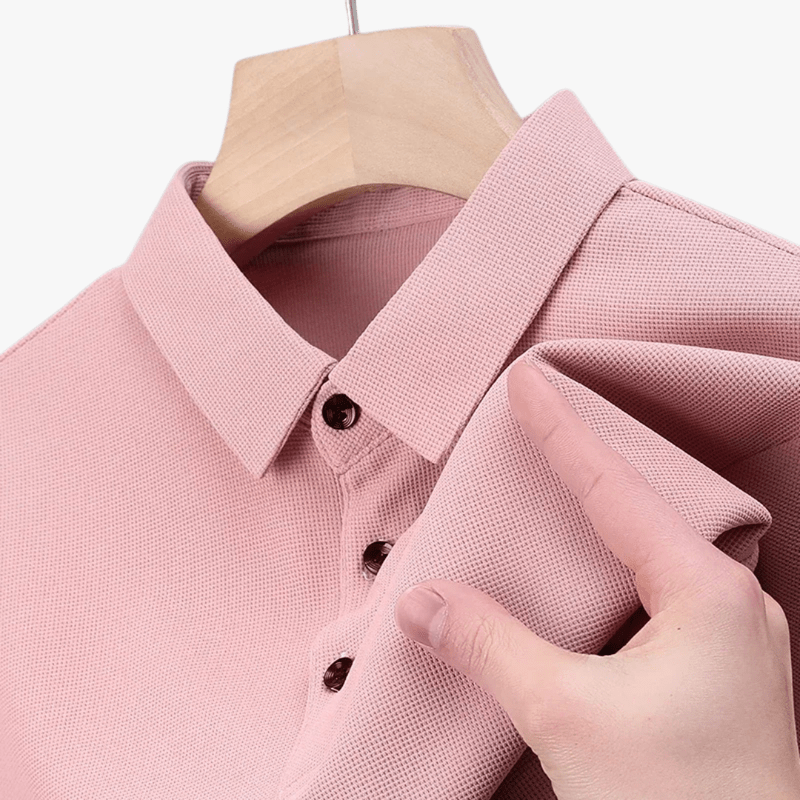 Mason Luxor Men Fashion Mason | Men’s Waffle Polo – Breathable 4-Season Comfort - Stylish & Comfortable Fit