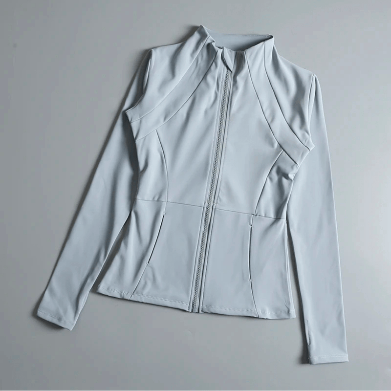 Mason Luxor Men Fashion Mason | Women’s Long Sleeve Sports Jacket – Full Zip Slim Fit Activewear for Gym, Running & Yoga