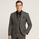 Mason Luxor Men Fashion Mason | Men's Plaid Formal Suit Retro Suit 3 Pieces