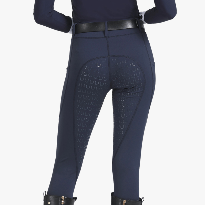 Mason Luxor Men Fashion Mason | Women Horse Riding Leggings Riding Tights Equestrian Breeches with Phone Pockets - Full Seat Silicone